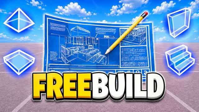 FREE BUILD 1V1 FFA — Fortnite Creative map