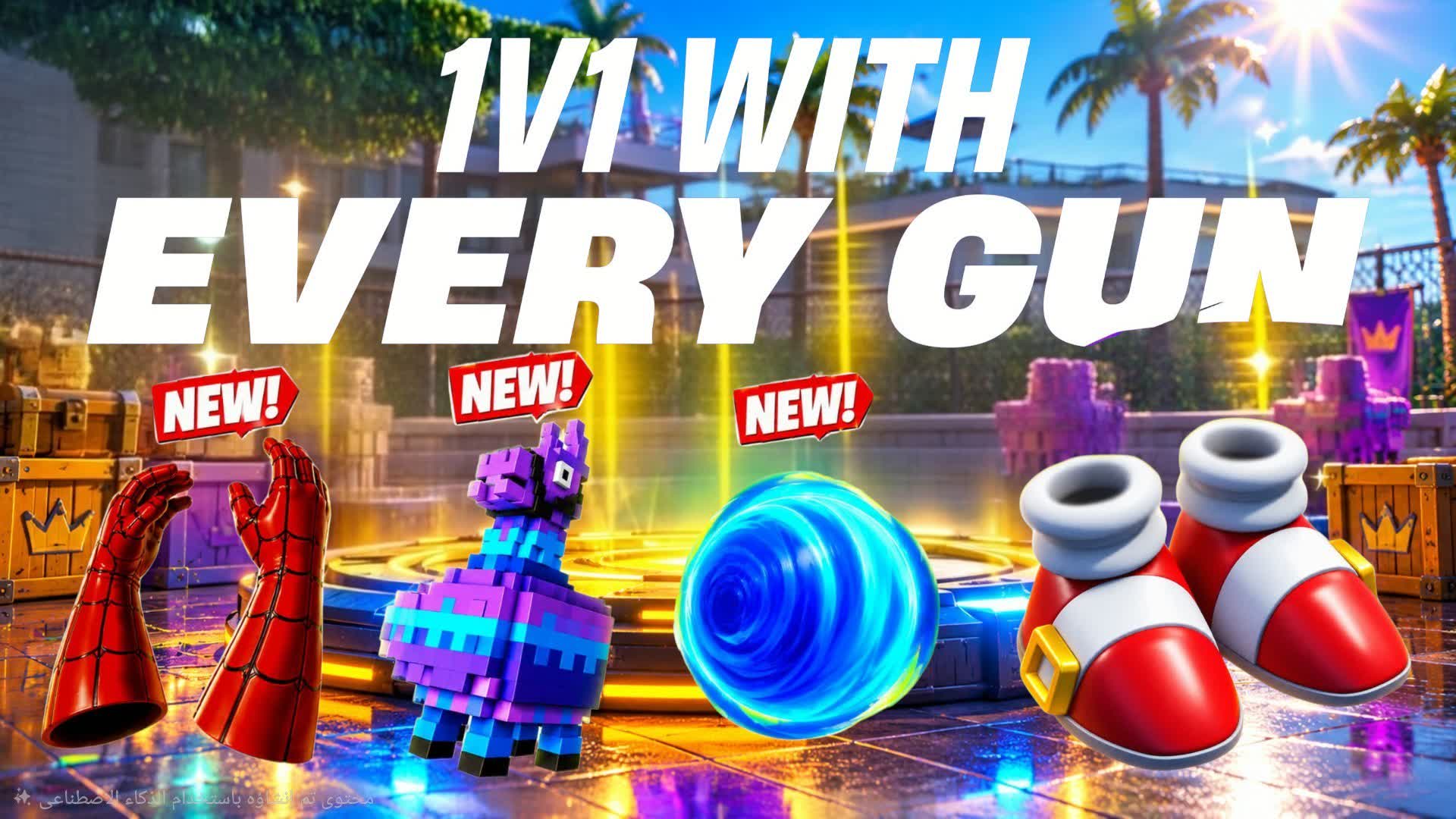 GRAND 1V1 FIGHTING DRIVE — Fortnite Creative map
