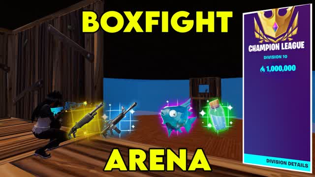 BOX FIGHT ARENA — Fortnite Creative map cover art