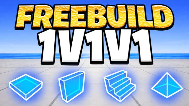 1V1V1 1V1 FREE BUILD — Fortnite Creative map cover art
