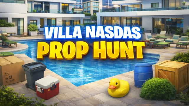 PROP HUNT – VILLA NASDAS — Fortnite Creative map cover art