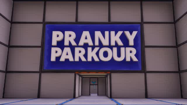 Pranky Parkour — Fortnite Creative map cover art