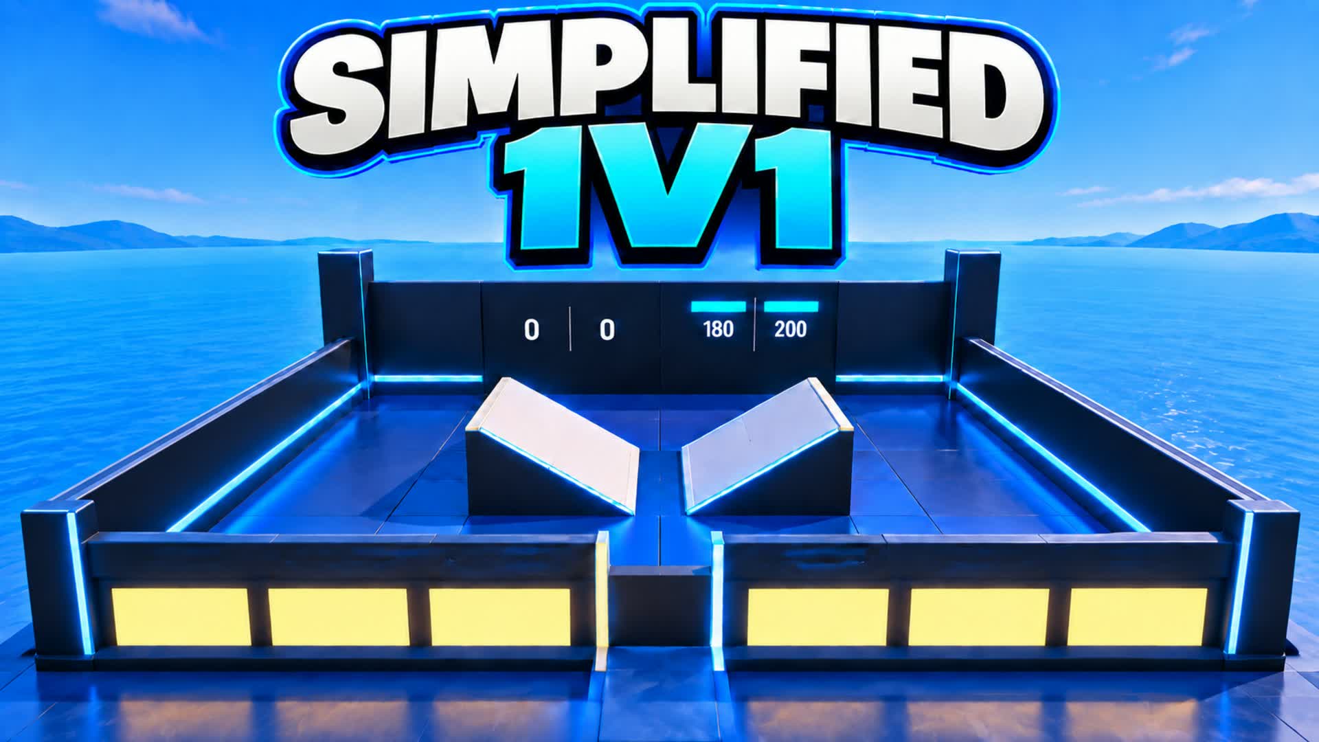 Simplified 1v1 — Fortnite Creative map