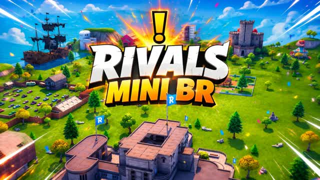 CRAZY RIVALS WITH EVERY GUN — Fortnite Creative map cover art