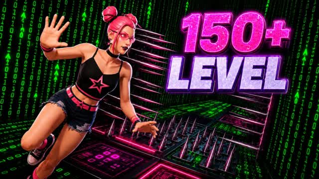 ⭐150+ LEVEL DEATHRUN [OVERRIDE]💥 — Fortnite Creative map