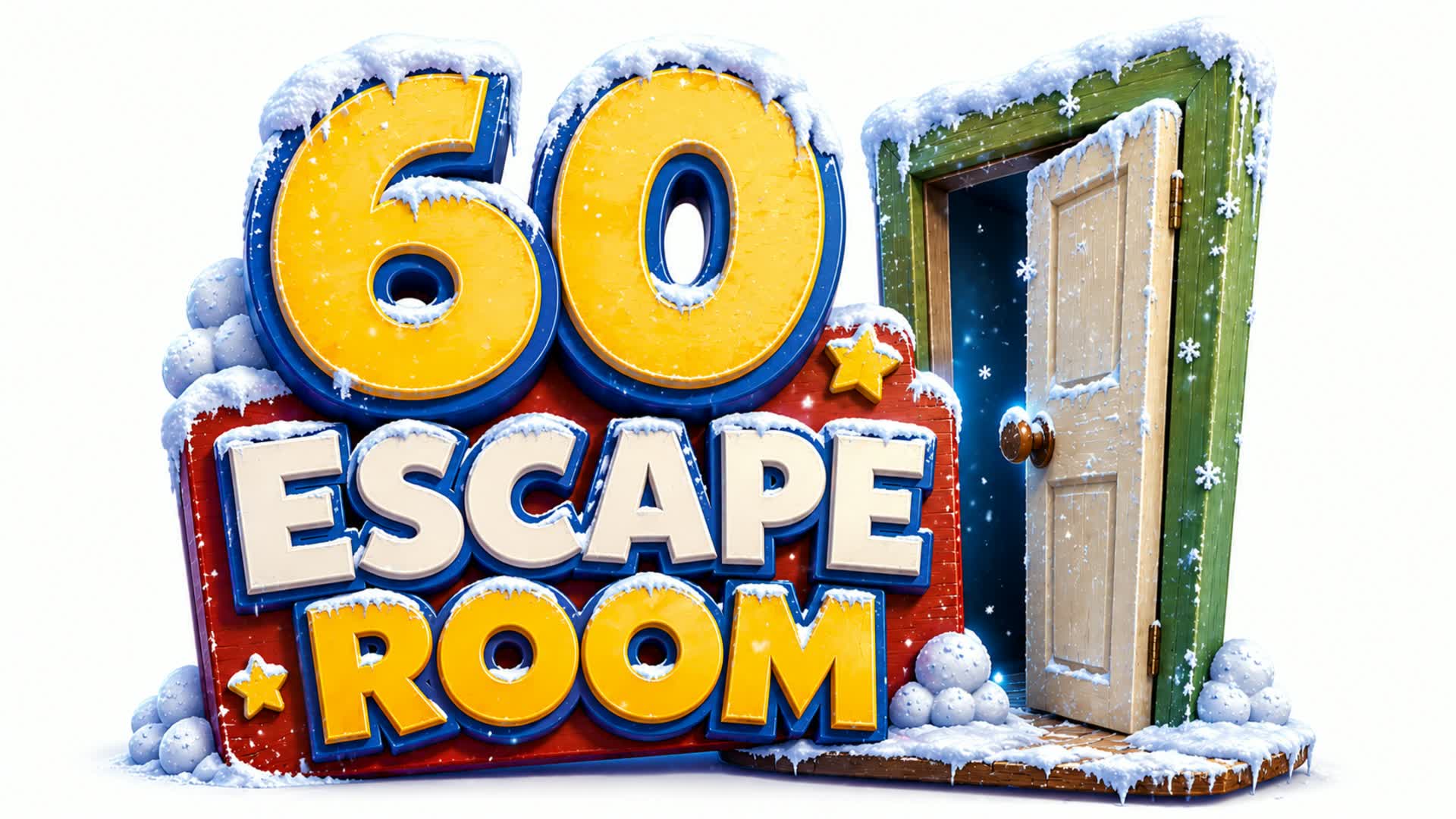 🚪60 LEVELS ESCAPE ROOM❄️ — Fortnite Creative map
