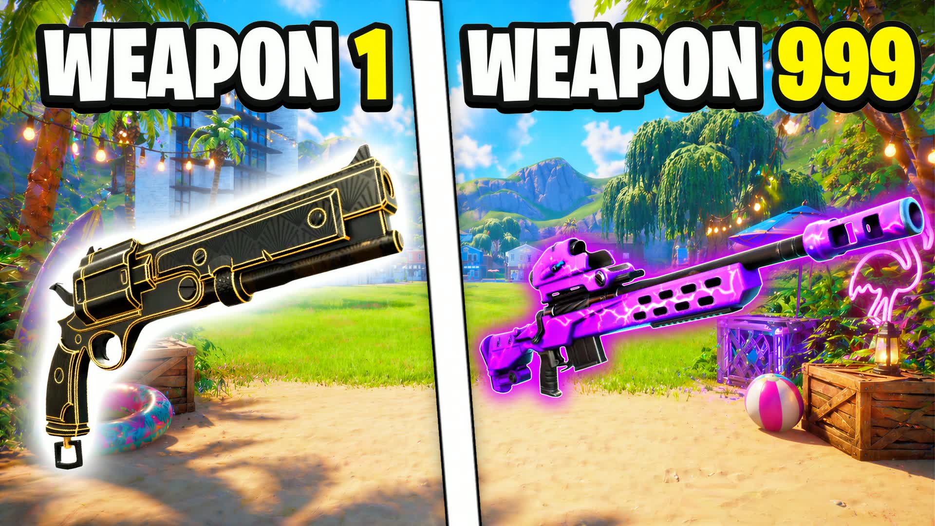 🎯 SUMMER ONE SHOT 🔫 GUN GAME — Fortnite Creative map