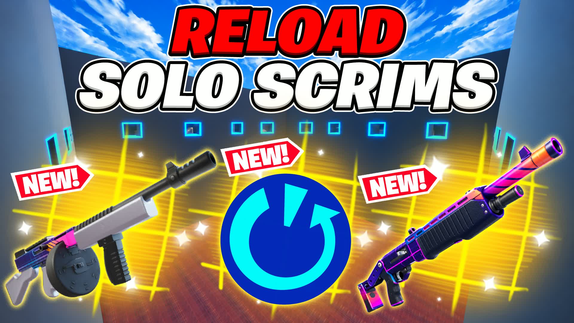 RELOAD SOLO SCRIMS FFA سكرمز المعرقين 🏆 — Fortnite Creative map