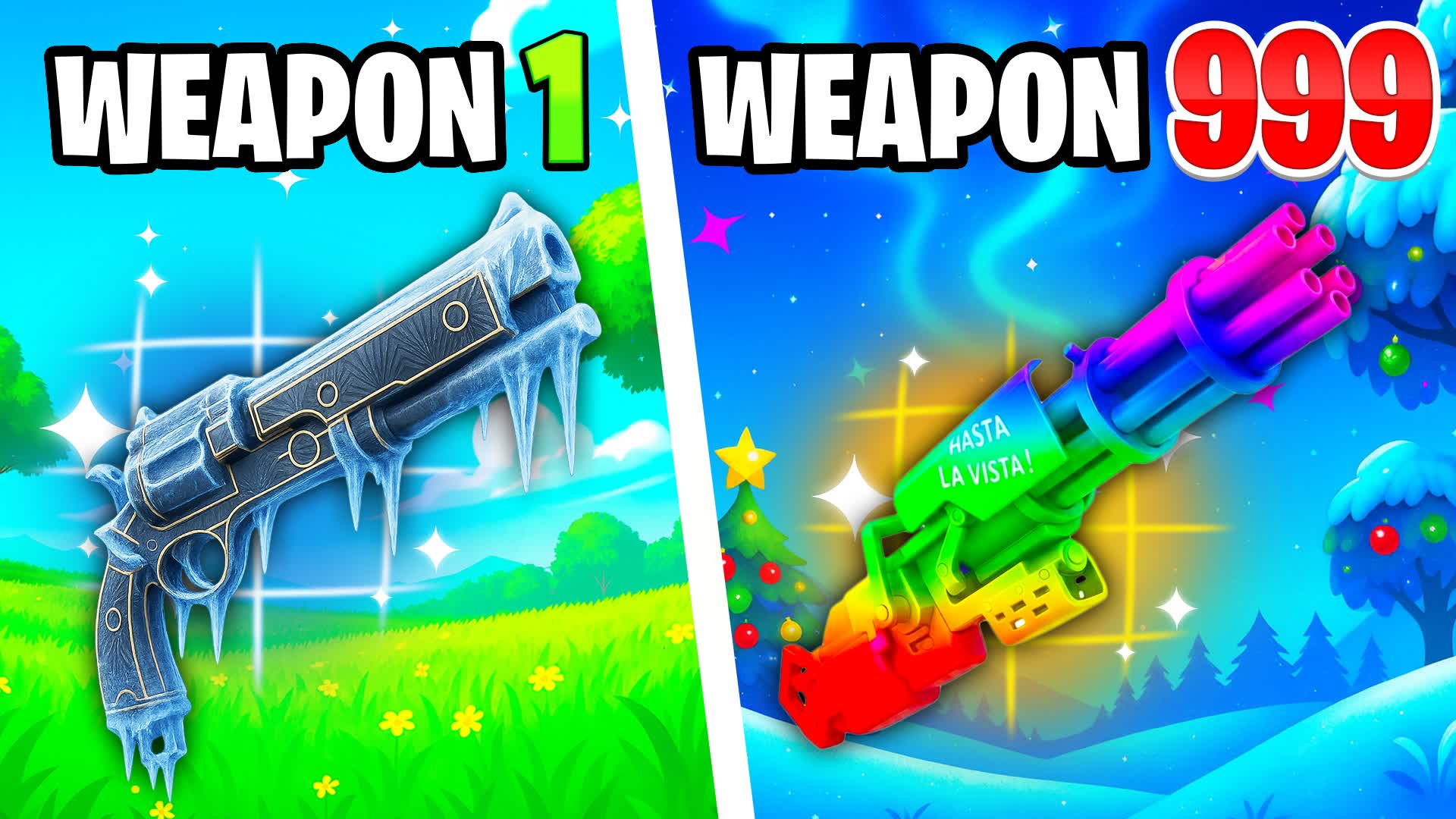 ❄️ ARCTIC GUN GAME 🔫 ONE SHOT 🎯 — Fortnite Creative map