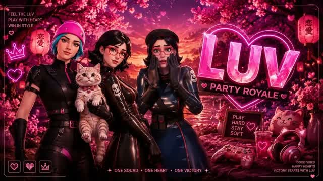 PARTY ROYAL LUV 2.2 — Fortnite Creative map
