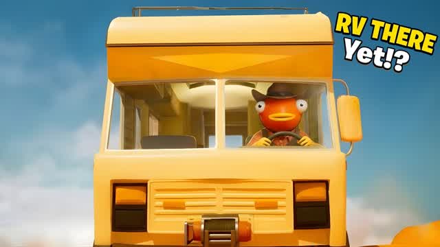 RV There? 🚙 CAR ONLYUP [OBBY] — Fortnite Creative map