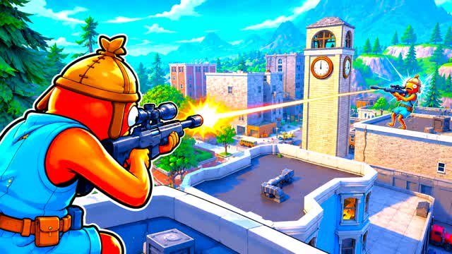 🏆TILTED ONE SHOT SNIPER🎯 — Fortnite Creative map cover art