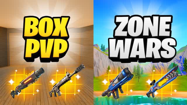 BOX PVP & ZONE WARS (RANKED) — Fortnite Creative map
