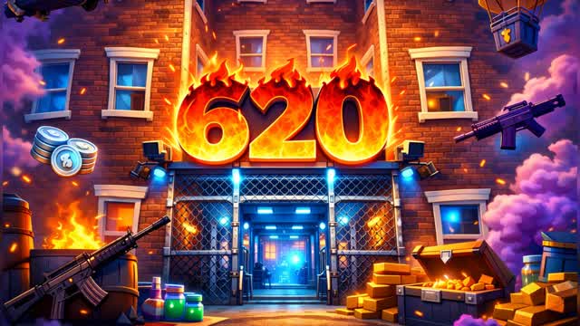 620 ( GUN GAME ) — Fortnite Creative map cover art