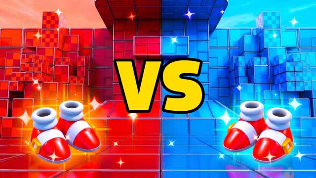 🔴🔵 Red vs Blue 👑 Elite Team Arena — Fortnite Creative map