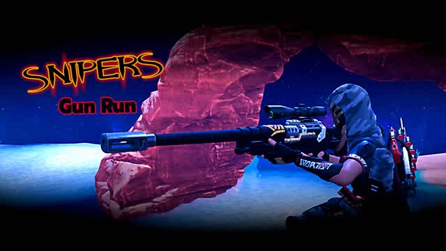 SNIPERS GUN RUN — Fortnite Creative map cover art