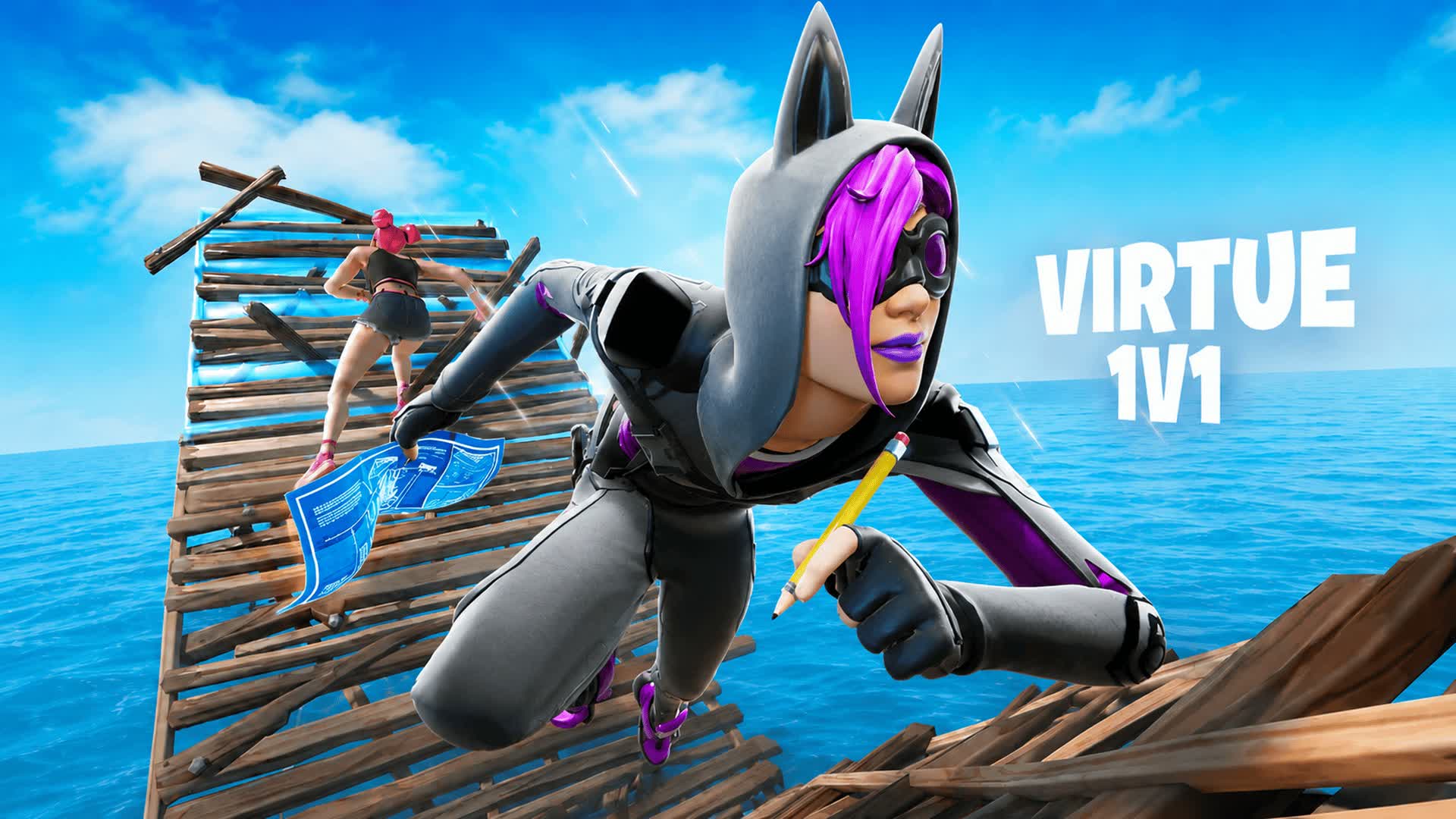 1v1 Build Fight [Virtue] — Fortnite Creative map