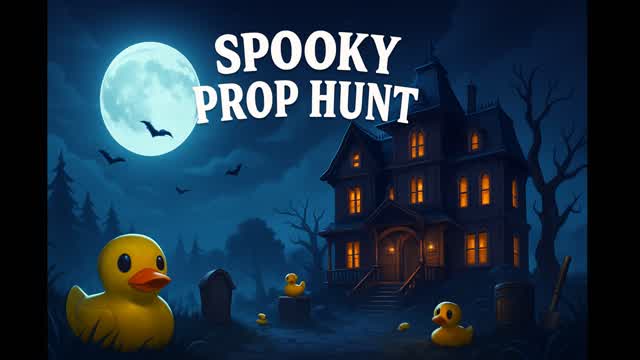 Spooky Prop Hunt — Fortnite Creative map cover art