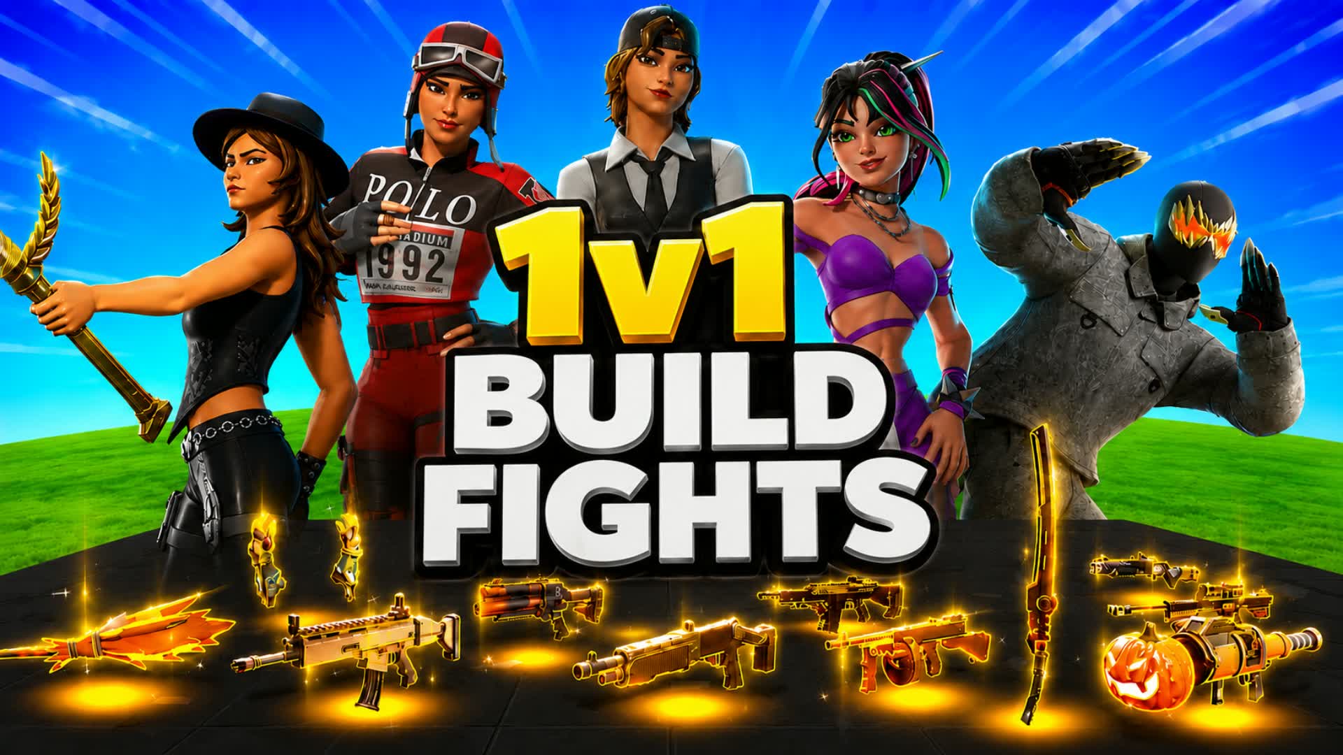 1V1 BUILDFIGHT FREE FOR ALL — Fortnite Creative map