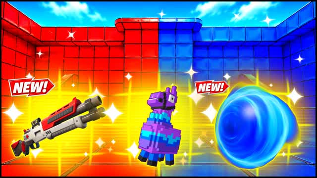RED VS BLUE ACTIVE SPECTRUM 🔴🔵 — Fortnite Creative map cover art