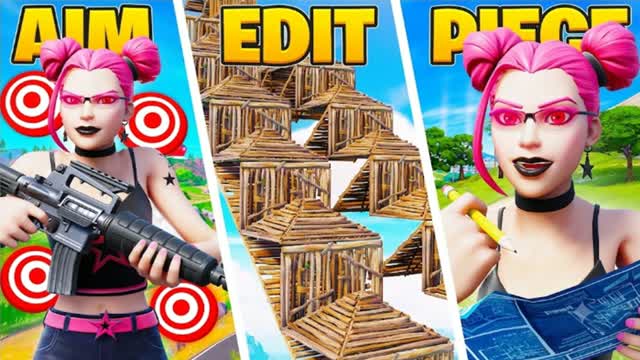 FNCS AIM EDIT PIECE 🎯[Practice] — Fortnite Creative map