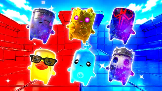 RED VS BLUE MAGENTA SWARM 🔴🔵 — Fortnite Creative map