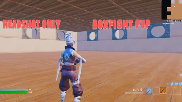 HEAD SHOT ONLY BOX PVP — Fortnite Creative map cover art