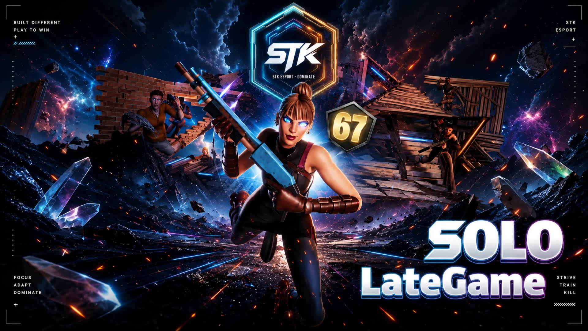 SOLO STK LATE GAME [ENDGAME] — Fortnite Creative map