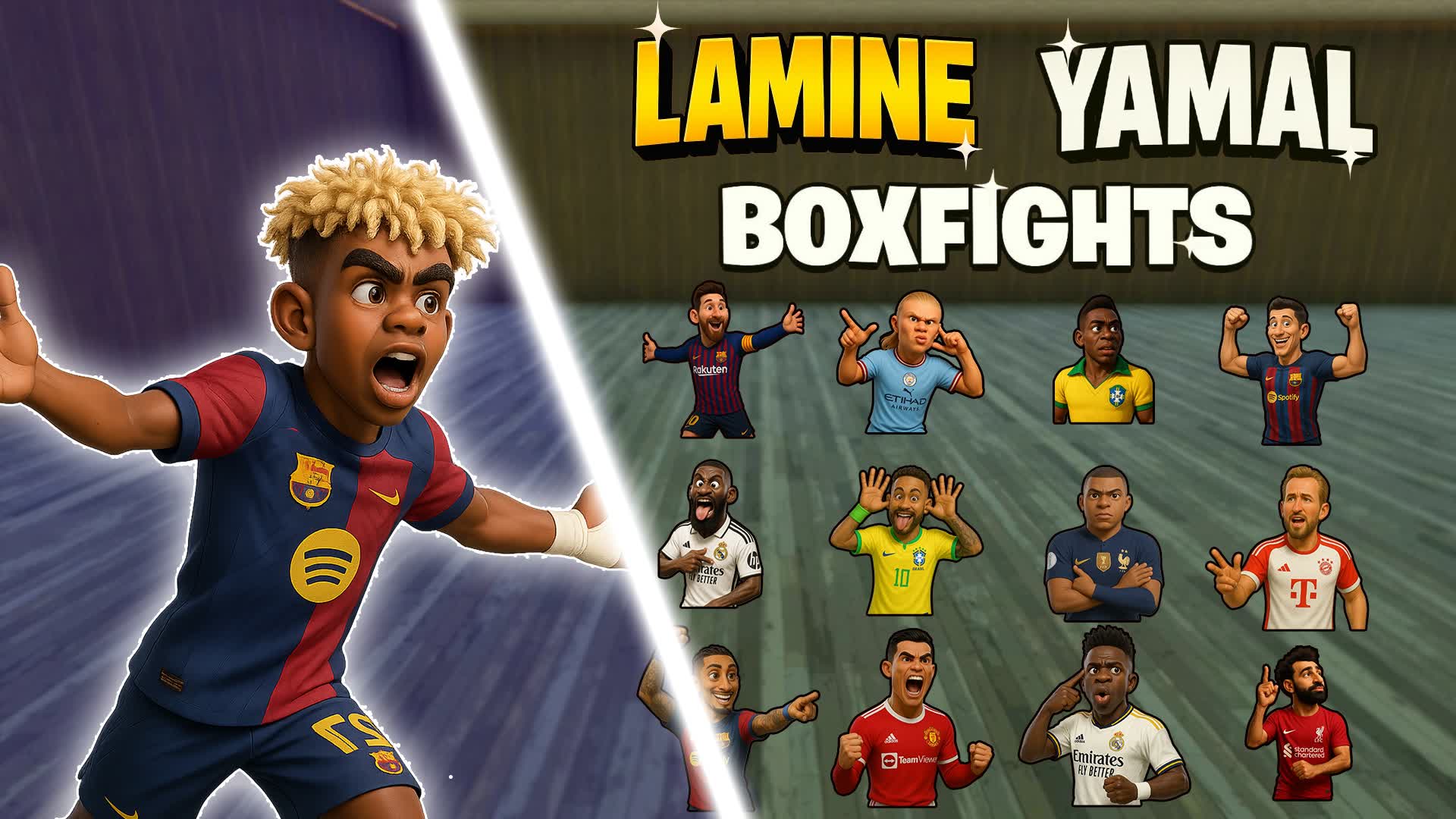 📦LAMINE YAMAL BOX FIGHTS — Fortnite Creative map