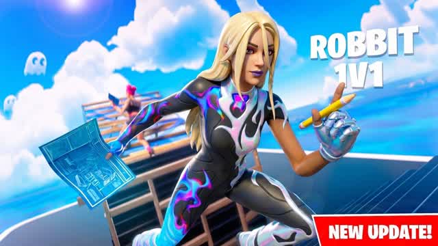 ROBBIT 1V1 BUILD FIGHT — Fortnite Creative map cover art