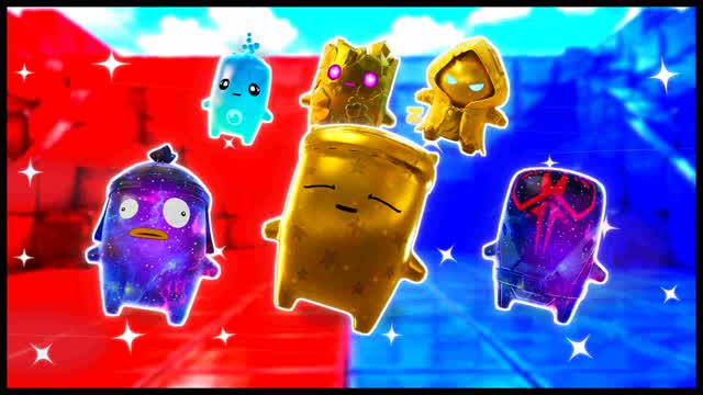 RED VS BLUE LASER INSTINCT 🔴🔵 — Fortnite Creative map cover art