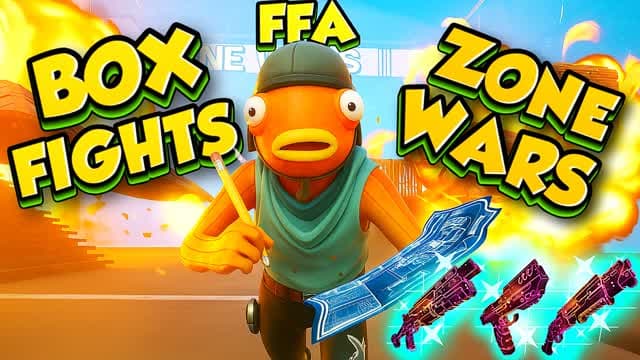 FFA Box Fights And Zone Wars 📦 — Fortnite Creative map cover art