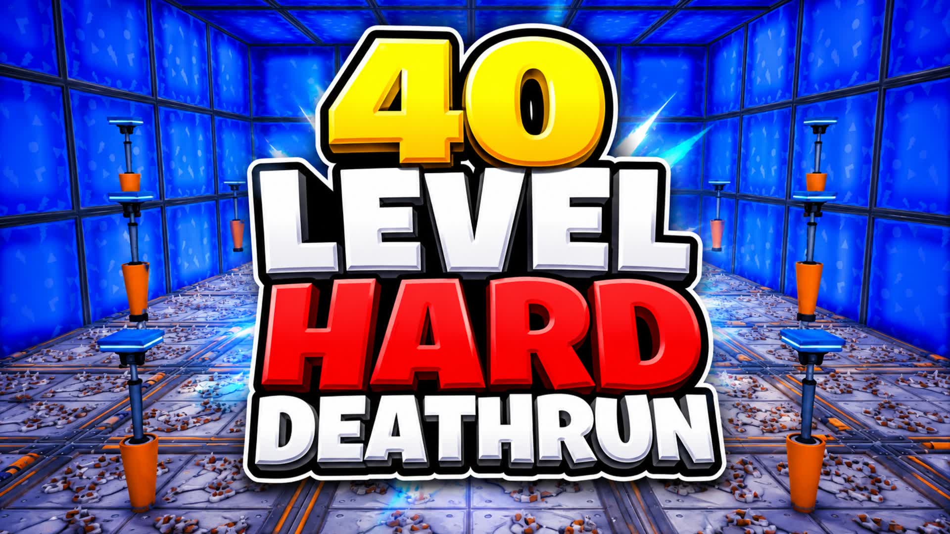40 Level Hard Deathrun — Fortnite Creative map