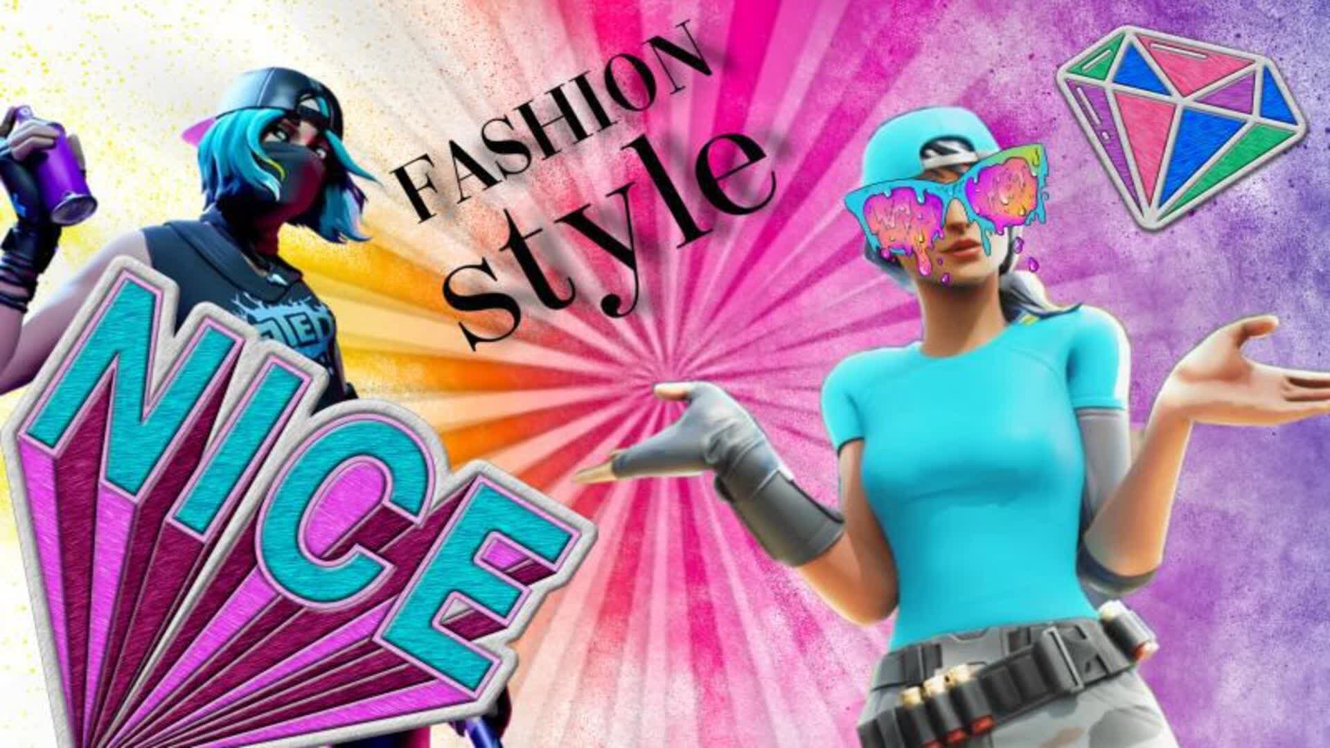Simple Fashion Show — Fortnite Creative map