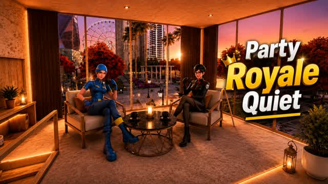 Party Royale Quiet 3.0 🎗️ — Fortnite Creative map cover art
