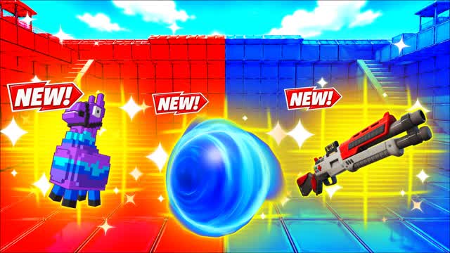 RED VS BLUE MONEY MOVE 🔴🔵 — Fortnite Creative map