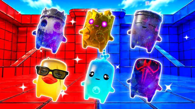HARD TO FOLLOW BLUE VS RED 🔵🔴 — Fortnite Creative map cover art