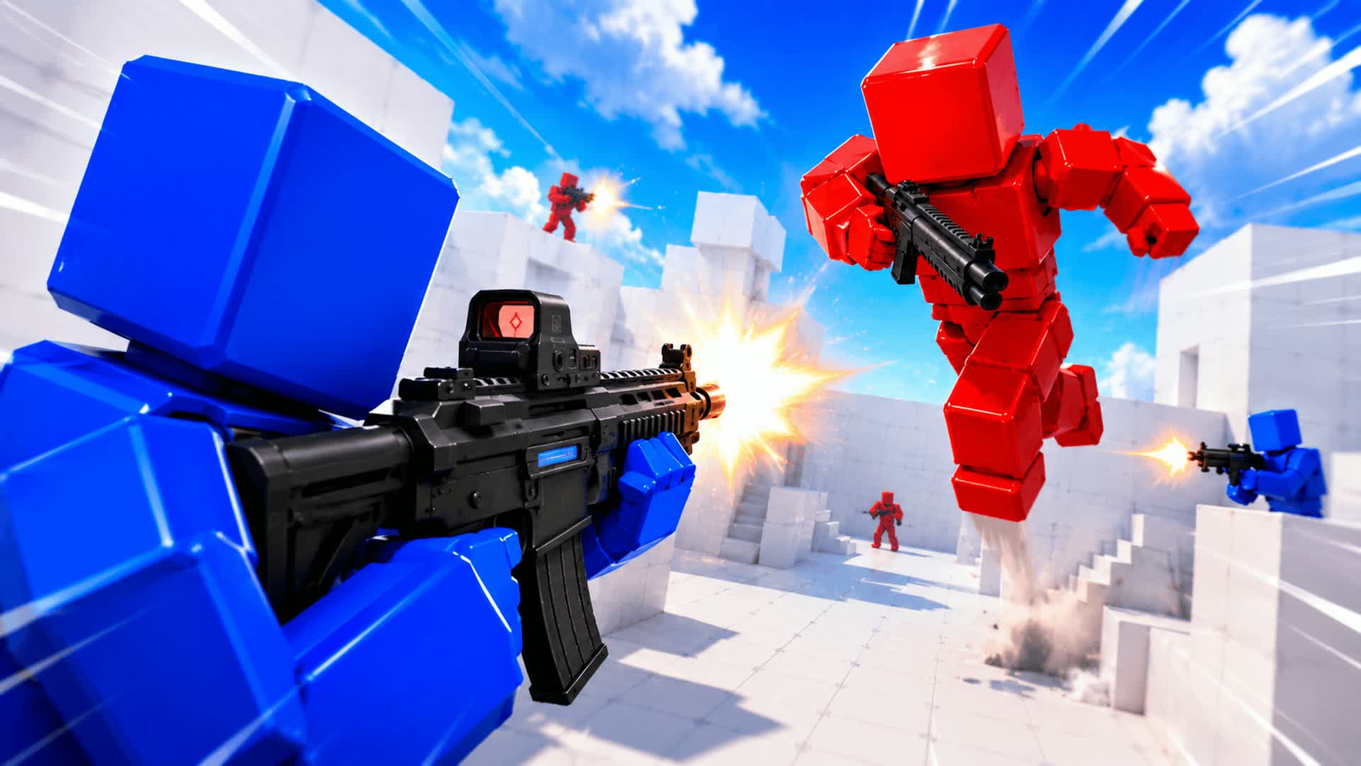 RIVALS RED VS BLUE 🔴🔵 JUMP IN ACTION! — Fortnite Creative map
