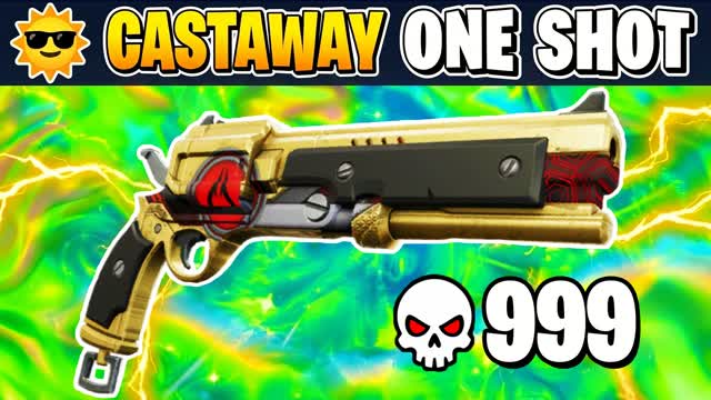 ☀️ CASTAWAY ONE SHOT GUN GAME — Fortnite Creative map