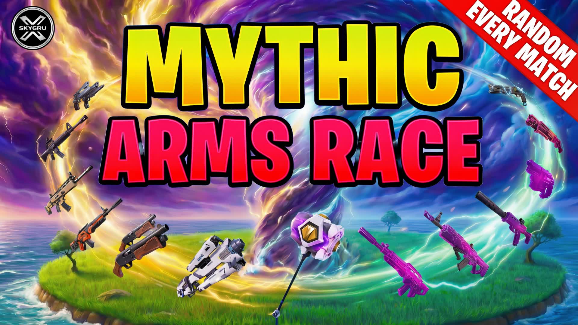 MYTHIC ARMS RACE — Fortnite Creative map