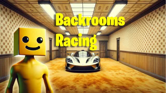 Backrooms Racing — Fortnite Creative map cover art