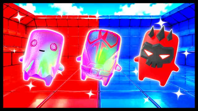 RED VS BLUE INFERNO TRACK 🔴🔵 — Fortnite Creative map