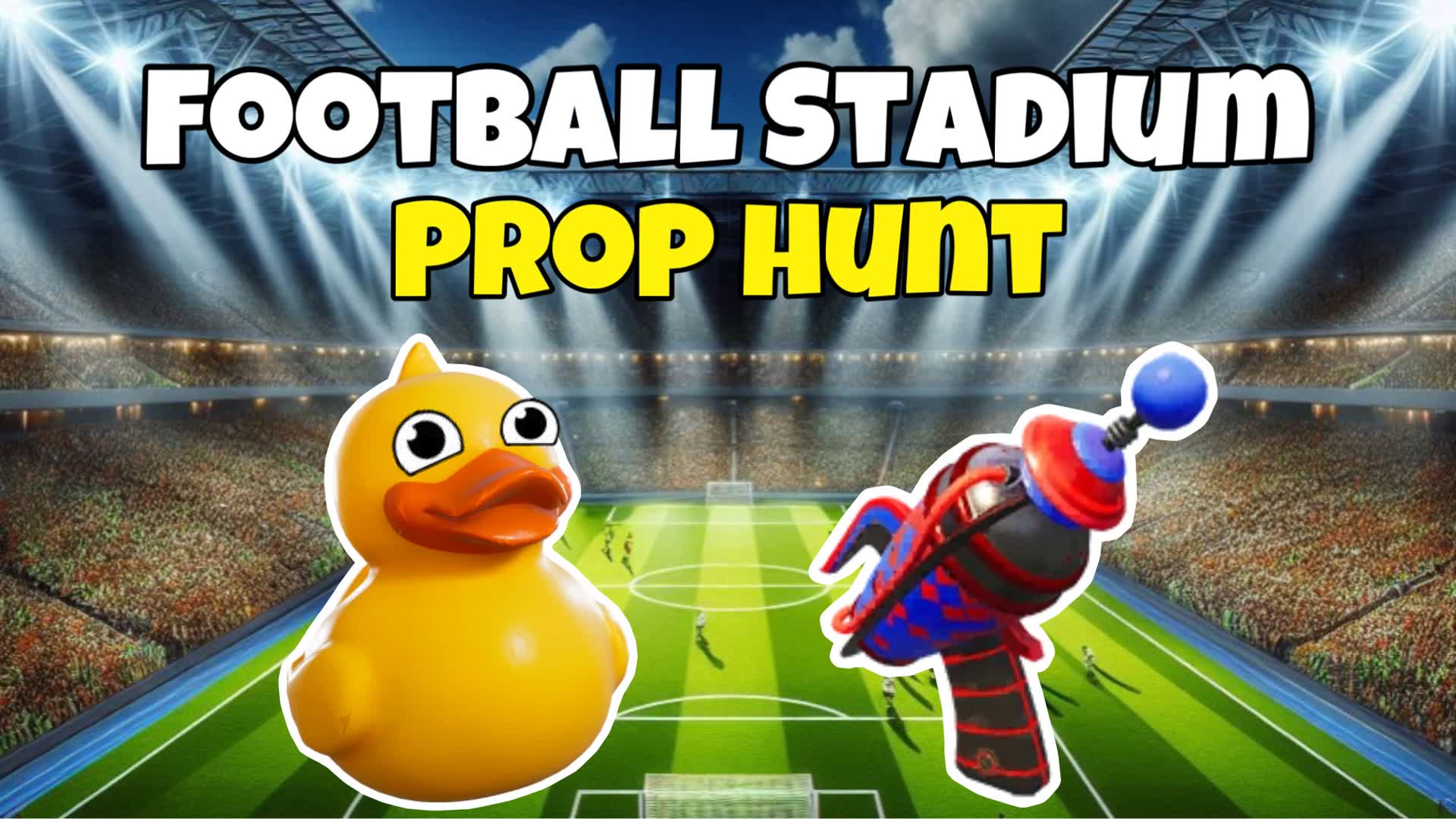 FOOTBALL STADIUM PROP HUNT — Fortnite Creative map