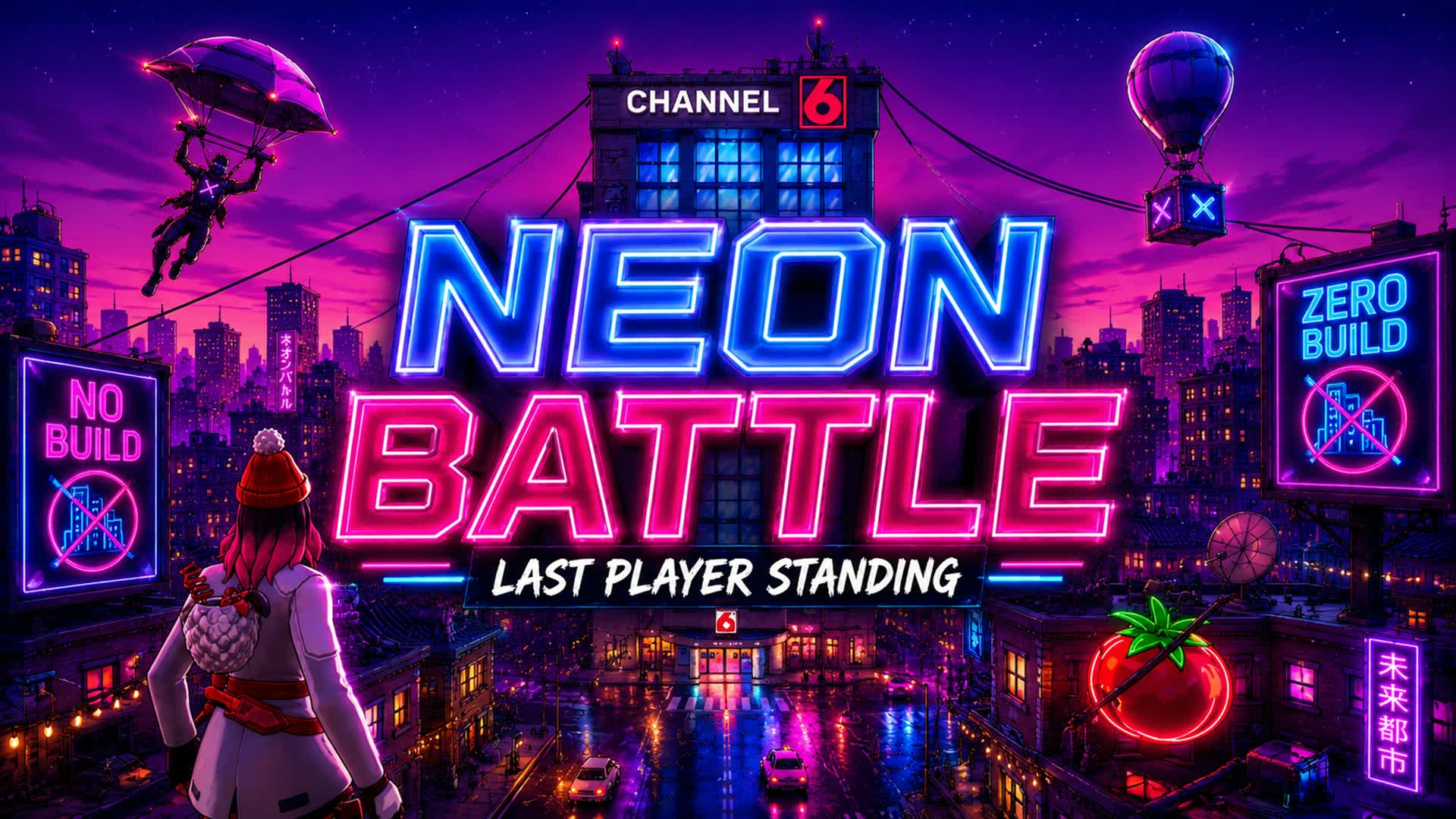Neon Battle — Fortnite Creative map