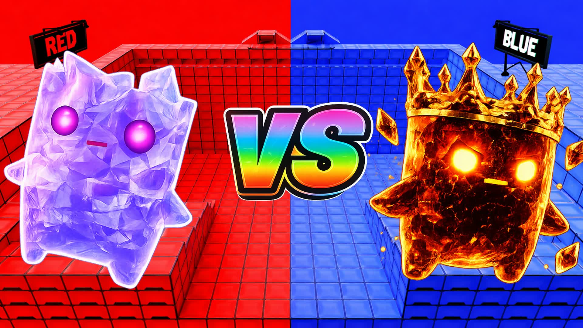 UNC RVB RED VS BLUE A — Fortnite Creative map