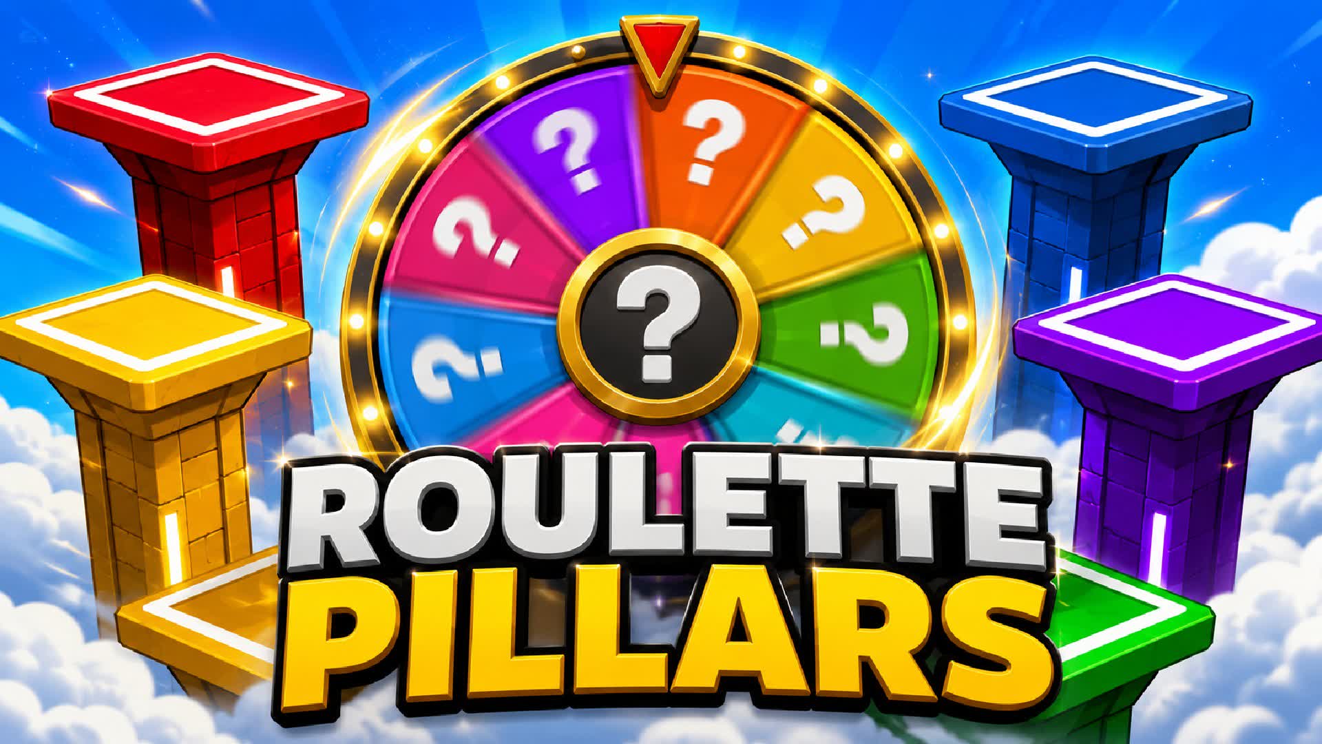 ROULLETE PILLARS!! — Fortnite Creative map