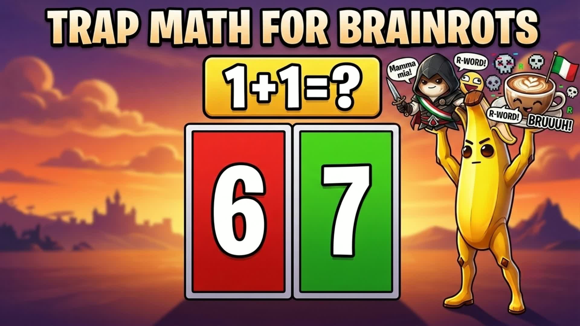TRAP MATH FOR BRAINROTS — Fortnite Creative map