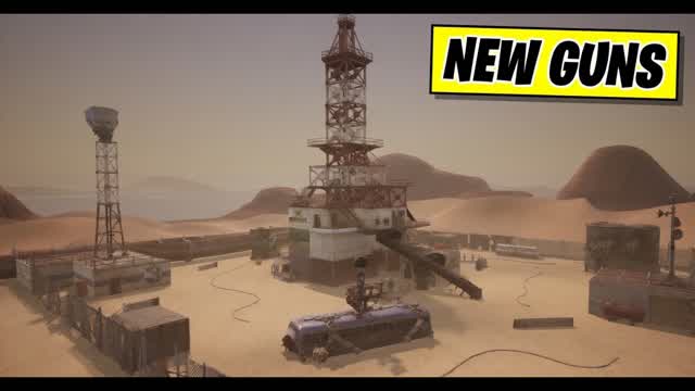 DESERT GUN GAME — Fortnite Creative map cover art