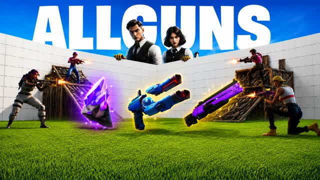 FREE FOR ALL-WITH EVERY GUNS — Fortnite Creative map cover art