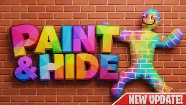 [CHAMELEON] PAINT AND HIDE — Fortnite Creative map cover art